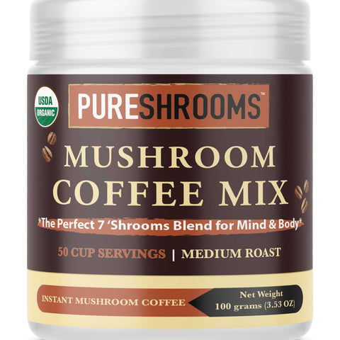 PureShrooms Instant Coffee Mixes