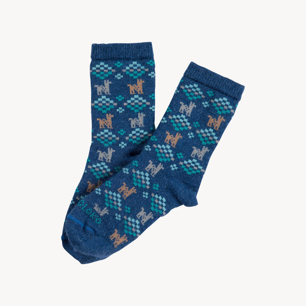 Pokoloko Alpaca Print Socks