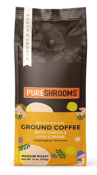 PureShrooms Ground Coffee