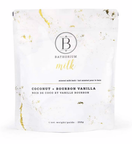 Coconut + Bourbon Vanilla Mineral Milk Bath Soak - 250 g - Bathorium